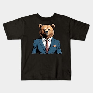 DOLLAR BEAR/MONEY LOVER BEAR Kids T-Shirt